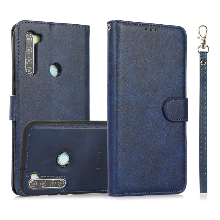 For Xiaomi Redmi 9 Calf Texture 2 in 1 Detachable Magnetic Back Cover Horizontal Flip Leather Case with Holder & Card Slots & Wallet & Photo Frame, For Xiaomi Redmi Note 8, For Xiaomi Redmi Note 9s