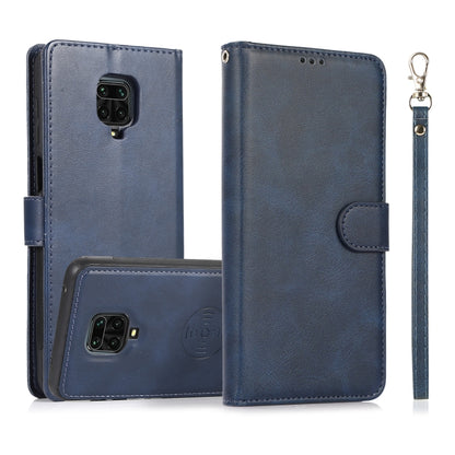For Xiaomi Redmi 9 Calf Texture 2 in 1 Detachable Magnetic Back Cover Horizontal Flip Leather Case with Holder & Card Slots & Wallet & Photo Frame, For Xiaomi Redmi Note 8, For Xiaomi Redmi Note 9s