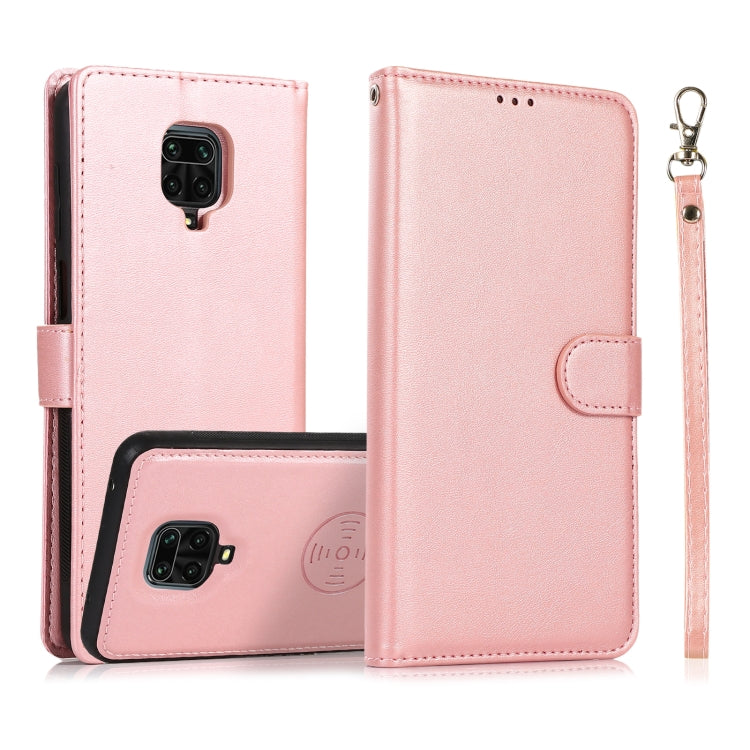 For Xiaomi Redmi 9 Calf Texture 2 in 1 Detachable Magnetic Back Cover Horizontal Flip Leather Case with Holder & Card Slots & Wallet & Photo Frame, For Xiaomi Redmi Note 8, For Xiaomi Redmi Note 9s