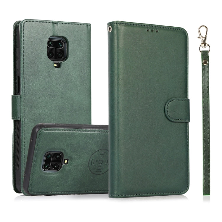 For Xiaomi Redmi 9 Calf Texture 2 in 1 Detachable Magnetic Back Cover Horizontal Flip Leather Case with Holder & Card Slots & Wallet & Photo Frame, For Xiaomi Redmi Note 8, For Xiaomi Redmi Note 9s