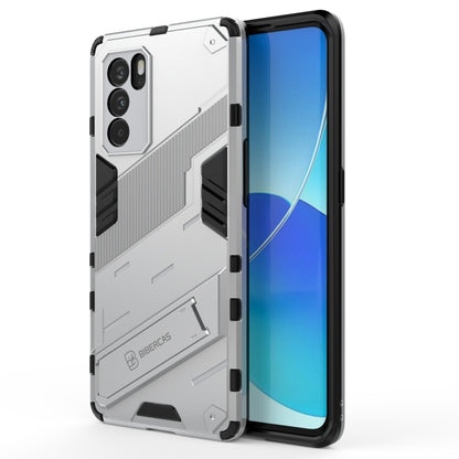 Punk Armor 2 in 1 PC + TPU Shockproof Case with Invisible Holder, For OPPO Reno6 Pro 5G, For OPPO Reno6 5G, For Xiaomi Redmi Note 10 Pro 5G