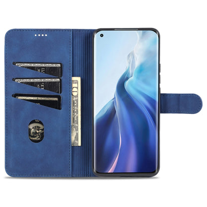 AZNS Skin Feel Calf Texture Horizontal Flip Leather Case with Card Slots & Holder & Wallet, For Xiaomi Mi 11, For vivo Y73s / S7e, For OPPO A15 / A35 4G