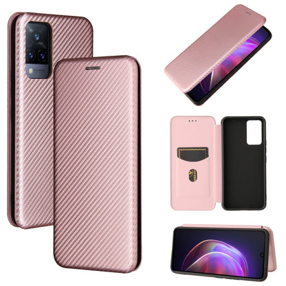 Carbon Fiber Texture Magnetic Horizontal Flip TPU + PC + PU Leather Case with Card Slot, For vivo V21, For Cubot Note 20, For Motorola Moto G60 / G40 Fusion, For Nokia 1.4