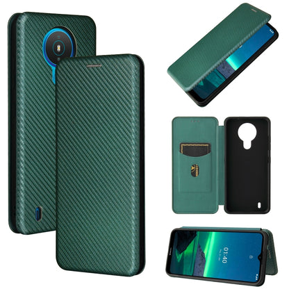 Carbon Fiber Texture Magnetic Horizontal Flip TPU + PC + PU Leather Case with Card Slot, For vivo V21, For Cubot Note 20, For Motorola Moto G60 / G40 Fusion, For Nokia 1.4