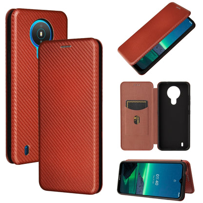 Carbon Fiber Texture Magnetic Horizontal Flip TPU + PC + PU Leather Case with Card Slot, For vivo V21, For Cubot Note 20, For Motorola Moto G60 / G40 Fusion, For Nokia 1.4