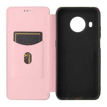 Carbon Fiber Texture Magnetic Horizontal Flip TPU + PC + PU Leather Case with Card Slot, For Nokia X10, For Nokia X20, For Sony Xperia Ace II, For Xiaomi Redmi Note 10 5G