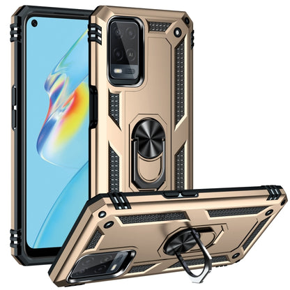 Shockproof TPU + PC Protective Case with 360 Degree Rotating Holder, For OPPO A55 5G, For OPPO A54 4G, For OPPO A74 4G / F19