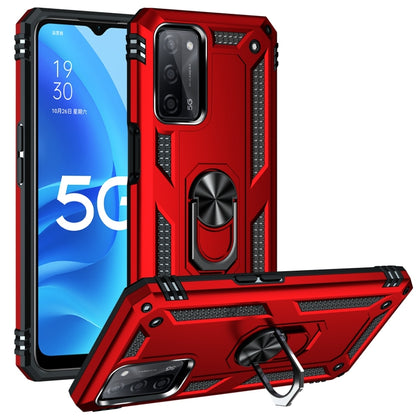 Shockproof TPU + PC Protective Case with 360 Degree Rotating Holder, For OPPO A55 5G, For OPPO A54 4G, For OPPO A74 4G / F19
