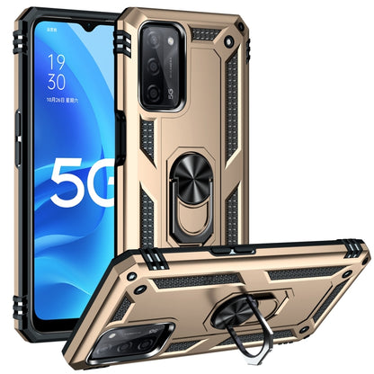 Shockproof TPU + PC Protective Case with 360 Degree Rotating Holder, For OPPO A55 5G, For OPPO A54 4G, For OPPO A74 4G / F19