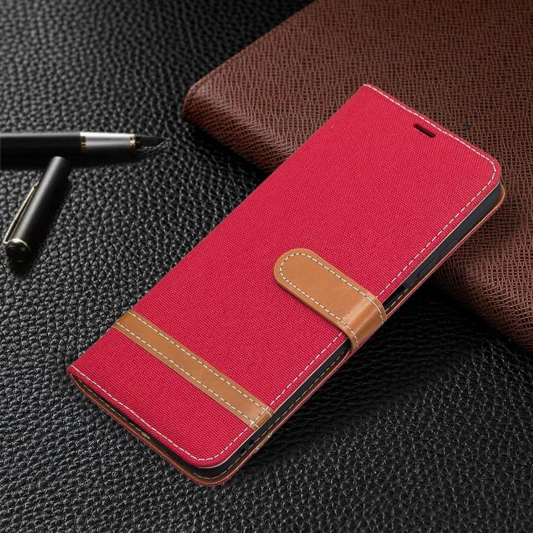 Color Matching Denim Texture Horizontal Flip Leather Case with Holder & Card Slots & Wallet & Lanyard, For Samsung Galaxy A03s 164mm