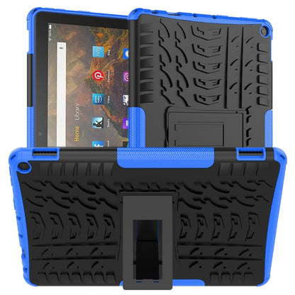 Tire Texture Shockproof TPU+PC Protective Case with Holder, For Xiaomi Redmi Note 10 5G, For Samsung Galaxy A22 5G, For Amazon Fire HD 10 2021
