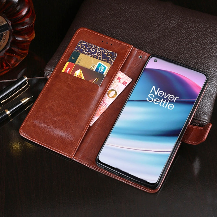 idewei Crazy Horse Texture Horizontal Flip Leather Case with Holder & Card Slots & Wallet, For OnePlus Nord CE 5G, For OPPO Reno6 5G, For OPPO Reno6 Pro 5G