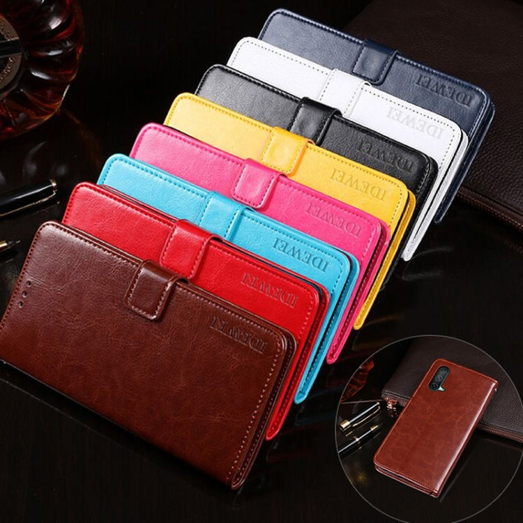 idewei Crazy Horse Texture Horizontal Flip Leather Case with Holder & Card Slots & Wallet, For OnePlus Nord CE 5G, For OPPO Reno6 5G, For OPPO Reno6 Pro 5G
