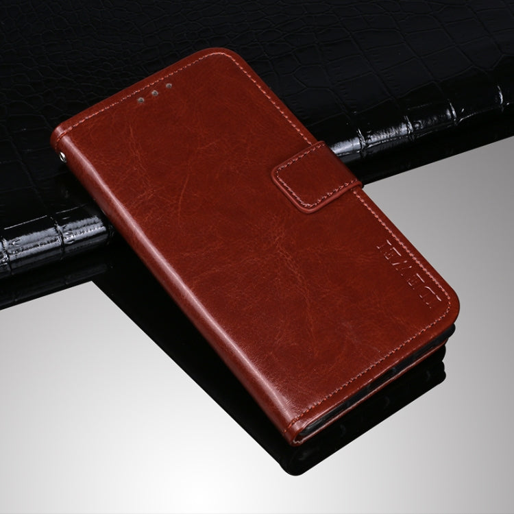 idewei Crazy Horse Texture Horizontal Flip Leather Case with Holder & Card Slots & Wallet, For OPPO Realme Narzo 30 5G, For Samsung Galaxy A82 5G, For Wiko Y62