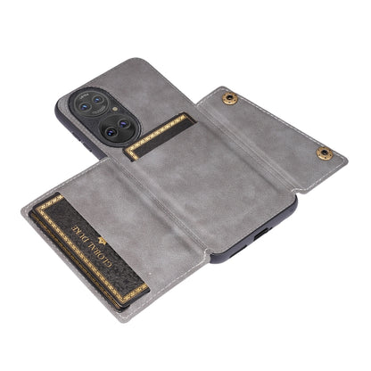 Double Buckle PU + TPU Shockproof Magnetic Protective Case with Card Slot & Holder, For Huawei P50, For OPPO K9, For OPPO Reno6, For Xiaomi Redmi K40 Gaming, For Xiaomi Redmi Note 10 Pro 5G, For Xiaomi Redmi Note 10 5G, For Samsung Galaxy S21 FE       ...