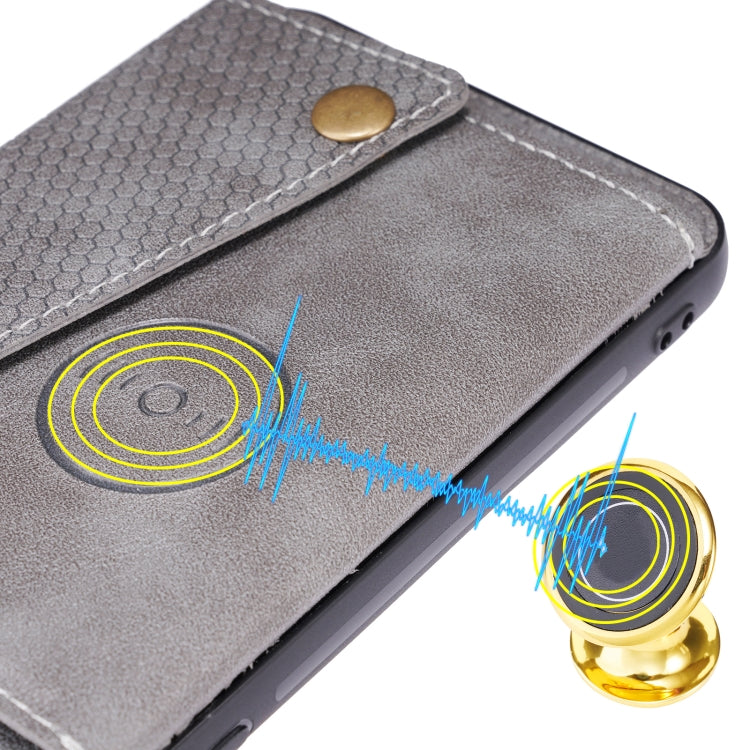 Double Buckle PU + TPU Shockproof Magnetic Protective Case with Card Slot & Holder, For Huawei P50, For OPPO K9, For OPPO Reno6, For Xiaomi Redmi K40 Gaming, For Xiaomi Redmi Note 10 Pro 5G, For Xiaomi Redmi Note 10 5G, For Samsung Galaxy S21 FE       ...