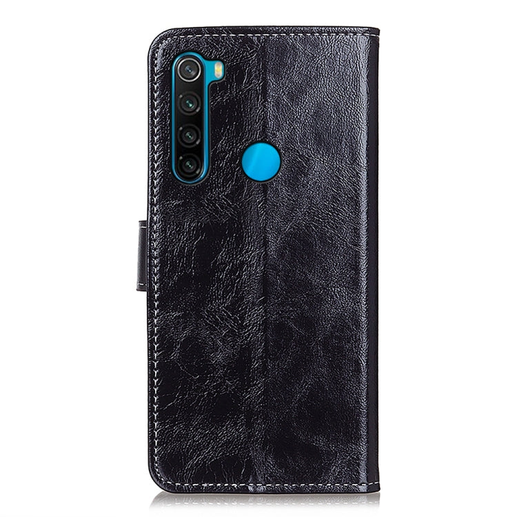 Retro Crazy Horse Texture Horizontal Flip Leather Case with Holder & Card Slots & Photo Frame & Wallet, For Xiaomi Redmi Note 8 2021