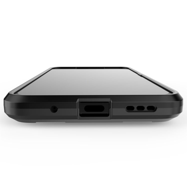 War Chariot Series Armor All-inclusive Shockproof PC + TPU Protective Case with Invisible Holder, For Xiaomi Redmi Note 10 5G