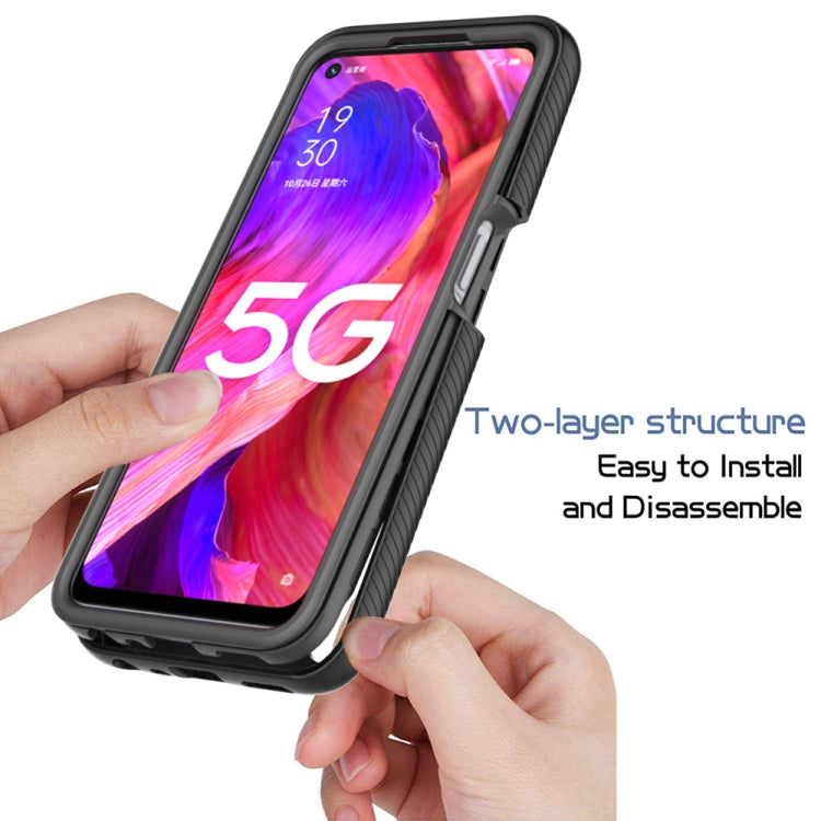 Starry Sky Solid Color Series Shockproof PC + TPU Protective Case, For OnePlus Nord N200 5G