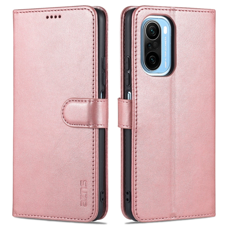AZNS Skin Feel Calf Texture Horizontal Flip Leather Case with Card Slots & Holder & Wallet, For Xiaomi Redmi K40 Pro, For Xiaomi Poco F3, For Xiaomi Redmi Note 9 5G, For Xiaomi Redmi Note 10 5G