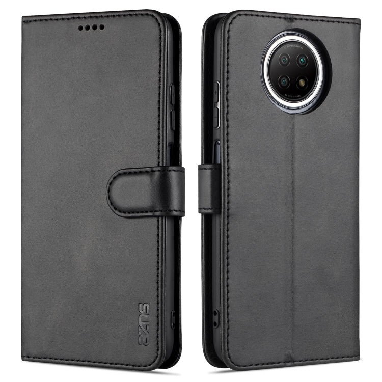 AZNS Skin Feel Calf Texture Horizontal Flip Leather Case with Card Slots & Holder & Wallet, For Xiaomi Redmi K40 Pro, For Xiaomi Poco F3, For Xiaomi Redmi Note 9 5G, For Xiaomi Redmi Note 10 5G