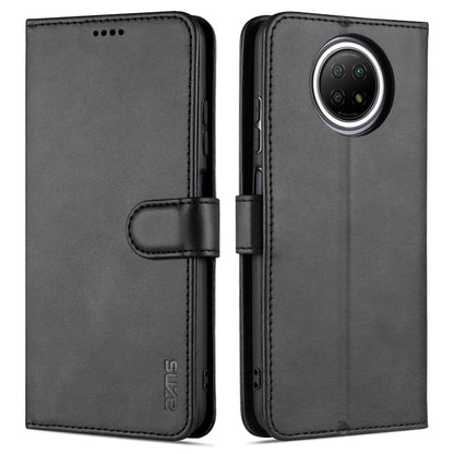 AZNS Skin Feel Calf Texture Horizontal Flip Leather Case with Card Slots & Holder & Wallet, For Xiaomi Redmi K40 Pro, For Xiaomi Poco F3, For Xiaomi Redmi Note 9 5G, For Xiaomi Redmi Note 10 5G
