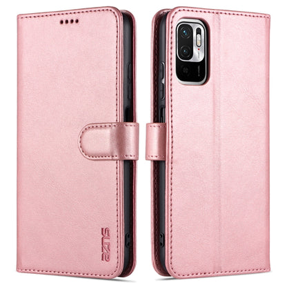 AZNS Skin Feel Calf Texture Horizontal Flip Leather Case with Card Slots & Holder & Wallet, For Xiaomi Poco M3 Pro 5G