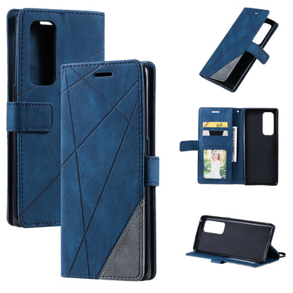 Skin Feel Splicing Horizontal Flip Leather Case with Holder & Card Slots & Wallet & Photo Frame, For OPPO Reno5 5G, For OPPO Reno5 Pro 5G, For OPPO Reno5 Pro+ 5G, For OPPO Reno6 Pro+ 5G