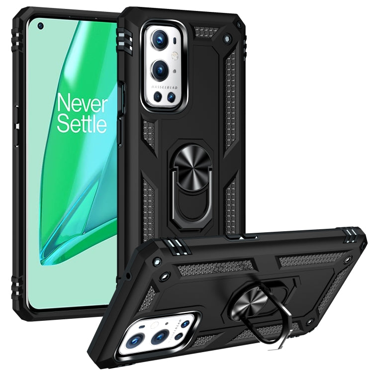 Shockproof TPU + PC Protective Case with 360 Degree Rotating Holder, For OnePlus 9 Pro, For OnePlus 9