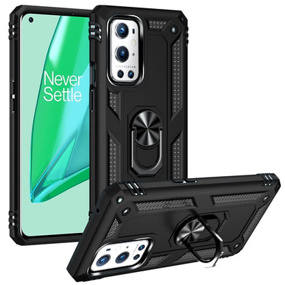 Shockproof TPU + PC Protective Case with 360 Degree Rotating Holder, For OnePlus 9 Pro, For OnePlus 9