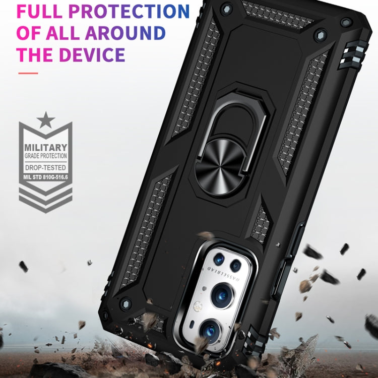 Shockproof TPU + PC Protective Case with 360 Degree Rotating Holder, For OnePlus 9 Pro, For OnePlus 9