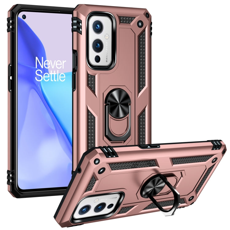 Shockproof TPU + PC Protective Case with 360 Degree Rotating Holder, For OnePlus 9 Pro, For OnePlus 9