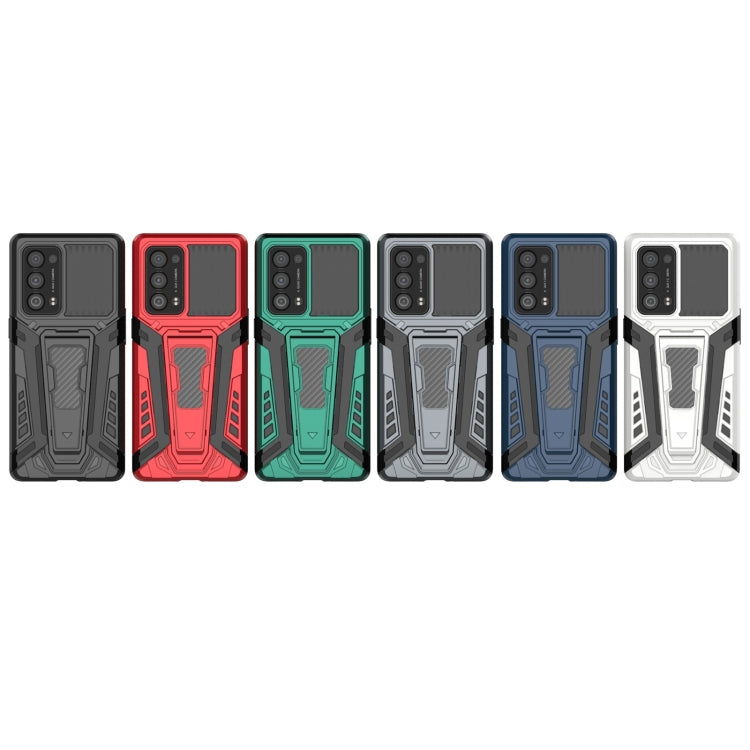 War Chariot Series Armor All-inclusive Shockproof PC + TPU Protective Case with Invisible Holder, For OPPO Reno6 Pro+ 5G, For Xiaomi Redmi K40 Gaming, For Samsung Galaxy F52 5G