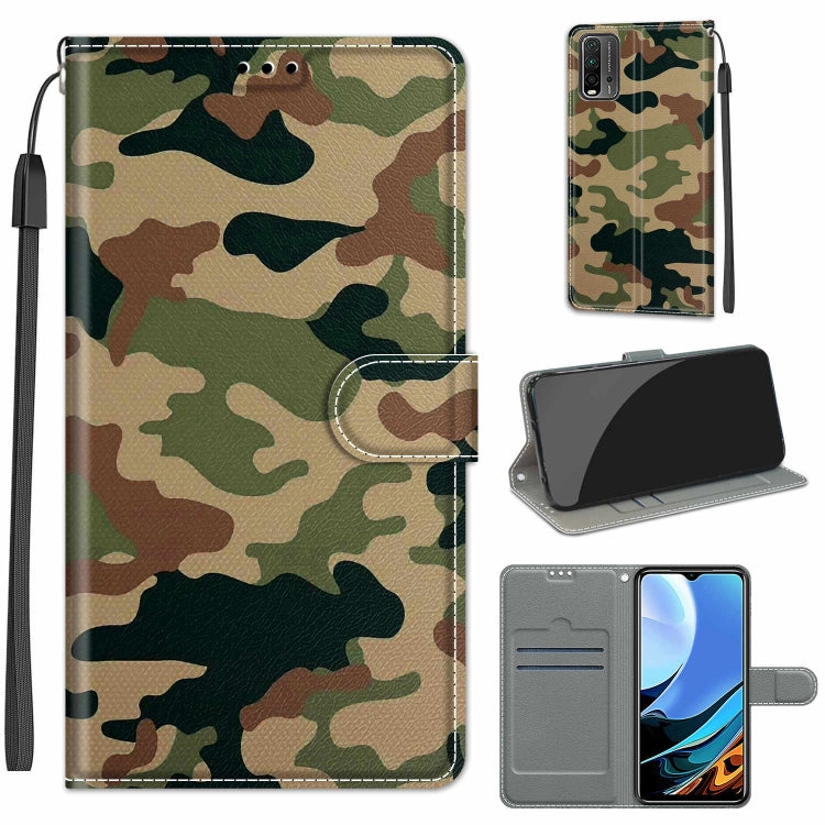 Voltage Coloured Drawing Magnetic Clasp Horizontal Flip PU Leather Case with Holder & Card Slots, For Xiaomi Redmi 9 Power/Note 9 4G