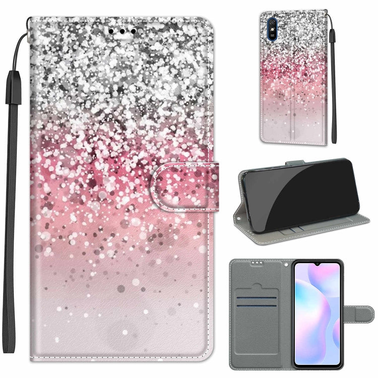 Voltage Coloured Drawing Magnetic Clasp Horizontal Flip PU Leather Case with Holder & Card Slots, For Xiaomi Redmi 9A