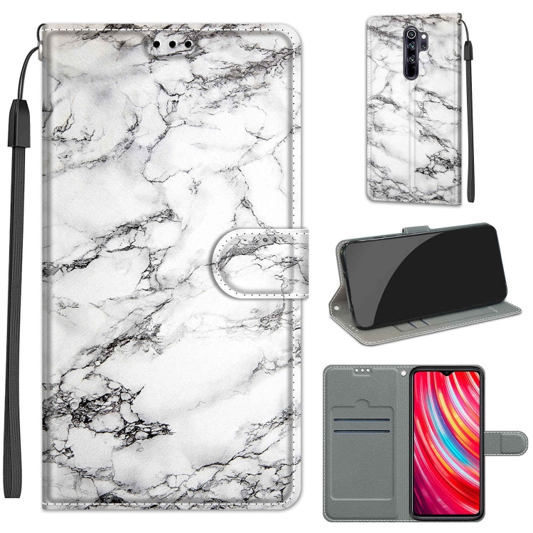 Voltage Coloured Drawing Magnetic Clasp Horizontal Flip PU Leather Case with Holder & Card Slots, For Xiaomi Redmi Note 8 Pro