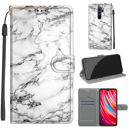 Voltage Coloured Drawing Magnetic Clasp Horizontal Flip PU Leather Case with Holder & Card Slots, For Xiaomi Redmi Note 8 Pro