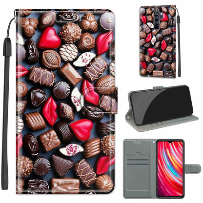 Voltage Coloured Drawing Magnetic Clasp Horizontal Flip PU Leather Case with Holder & Card Slots, For Xiaomi Redmi Note 8 Pro