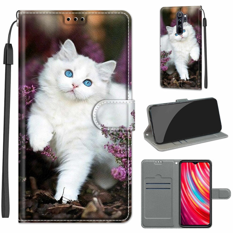 Voltage Coloured Drawing Magnetic Clasp Horizontal Flip PU Leather Case with Holder & Card Slots, For Xiaomi Redmi Note 8 Pro