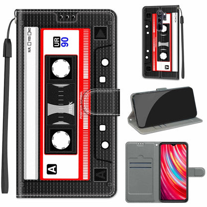 Voltage Coloured Drawing Magnetic Clasp Horizontal Flip PU Leather Case with Holder & Card Slots, For Xiaomi Redmi Note 8 Pro
