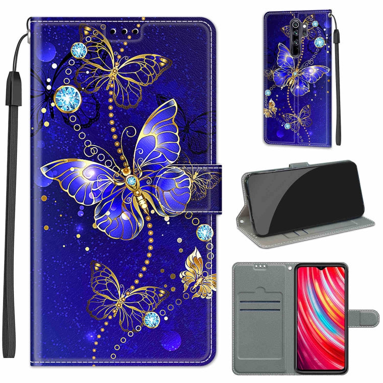 Voltage Coloured Drawing Magnetic Clasp Horizontal Flip PU Leather Case with Holder & Card Slots, For Xiaomi Redmi Note 8 Pro