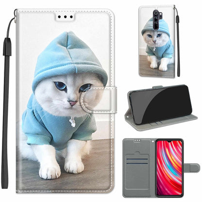 Voltage Coloured Drawing Magnetic Clasp Horizontal Flip PU Leather Case with Holder & Card Slots, For Xiaomi Redmi Note 8 Pro