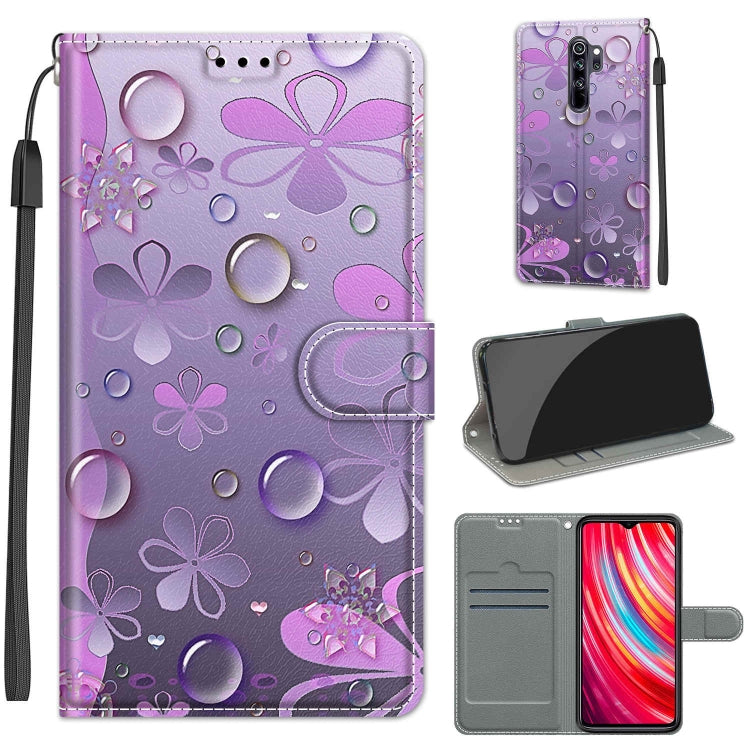 Voltage Coloured Drawing Magnetic Clasp Horizontal Flip PU Leather Case with Holder & Card Slots, For Xiaomi Redmi Note 8 Pro