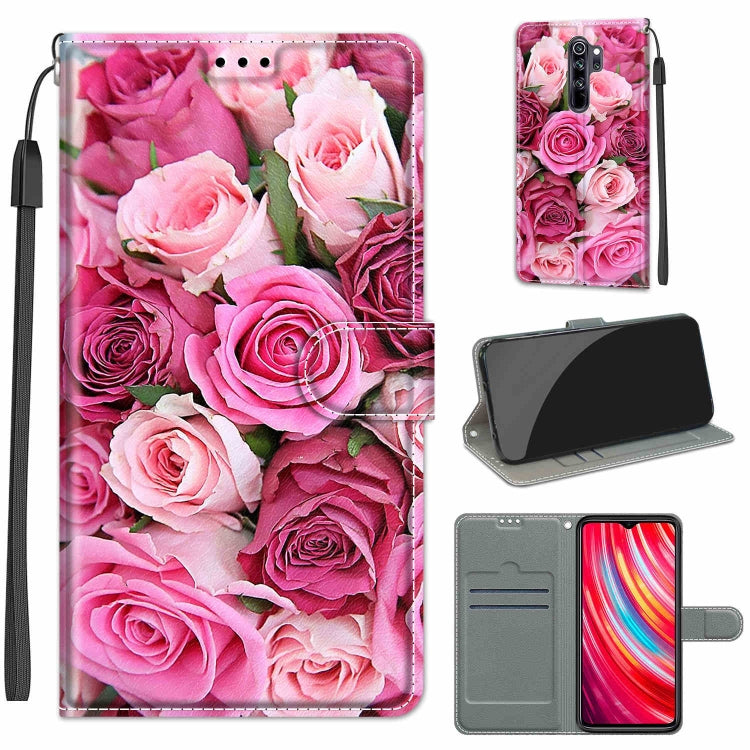 Voltage Coloured Drawing Magnetic Clasp Horizontal Flip PU Leather Case with Holder & Card Slots, For Xiaomi Redmi Note 8 Pro