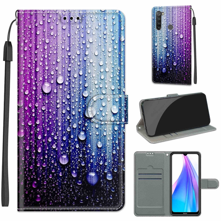 Voltage Coloured Drawing Magnetic Clasp Horizontal Flip PU Leather Case with Holder & Card Slots, For Xiaomi Redmi Note 8T