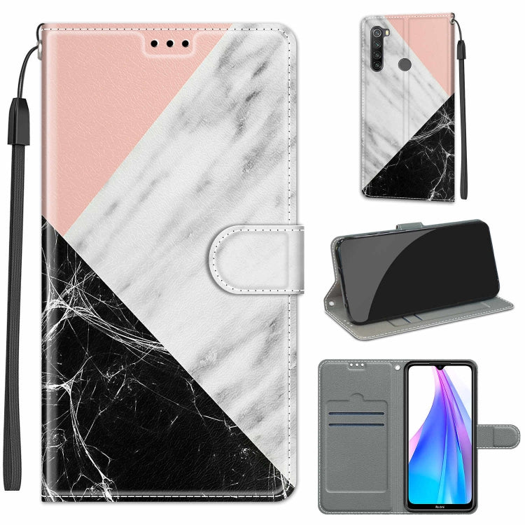 Voltage Coloured Drawing Magnetic Clasp Horizontal Flip PU Leather Case with Holder & Card Slots, For Xiaomi Redmi Note 8T