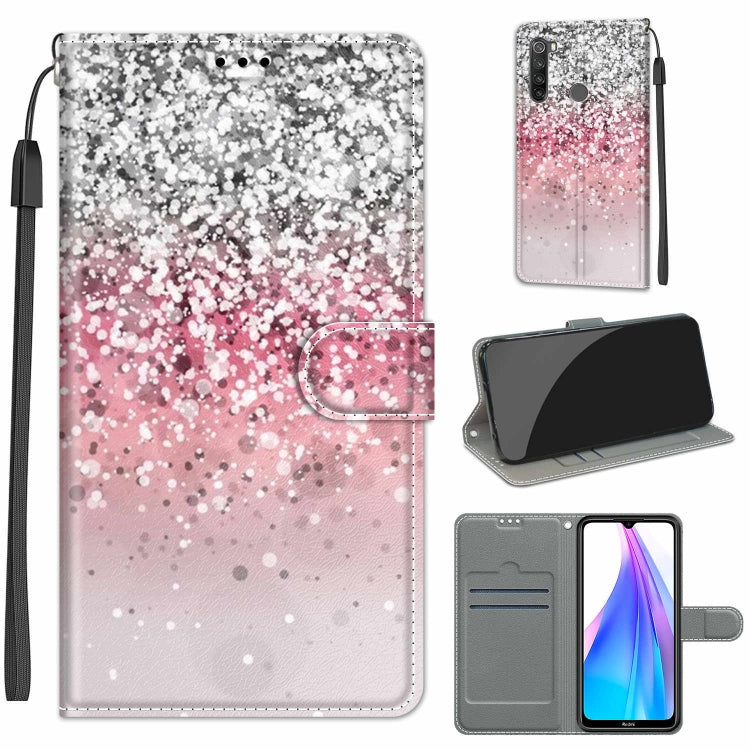 Voltage Coloured Drawing Magnetic Clasp Horizontal Flip PU Leather Case with Holder & Card Slots, For Xiaomi Redmi Note 8T