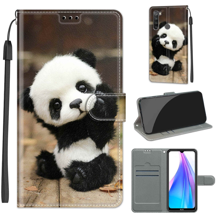 Voltage Coloured Drawing Magnetic Clasp Horizontal Flip PU Leather Case with Holder & Card Slots, For Xiaomi Redmi Note 8T