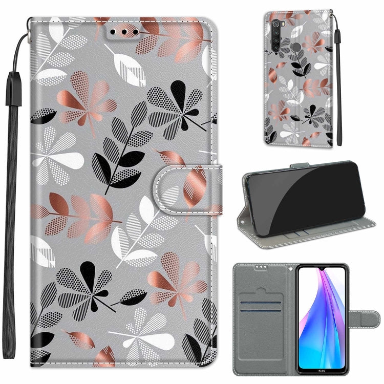 Voltage Coloured Drawing Magnetic Clasp Horizontal Flip PU Leather Case with Holder & Card Slots, For Xiaomi Redmi Note 8T