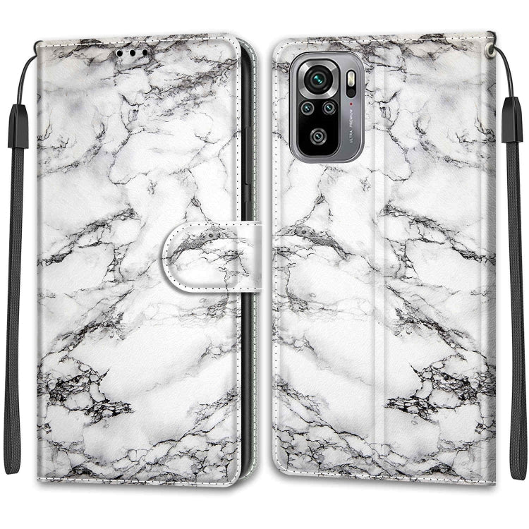 Voltage Coloured Drawing Magnetic Clasp Horizontal Flip PU Leather Case with Holder & Card Slots, For Xiaomi Redmi Note 10 4G/Note 10S